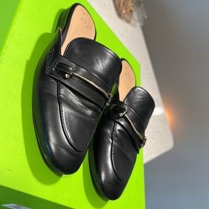 AND black and gold mules